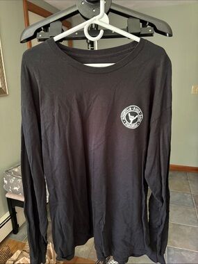 Durango Black Long Sleeve Tee with Small Chest Logo